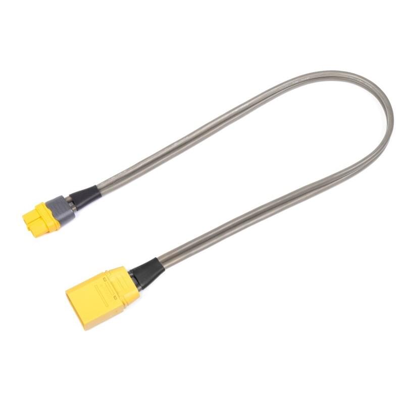 Câble pour chargeur sortie XT60 - XT60 vers XT90 - Fils plat 14AWG / 40cm - Breizh Modélisme.