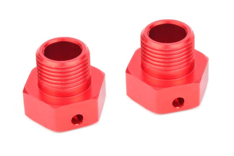 Corally - Hexagone de roue - Large RTR - Aluminium - 2 pcs - Breizh Modélisme.
