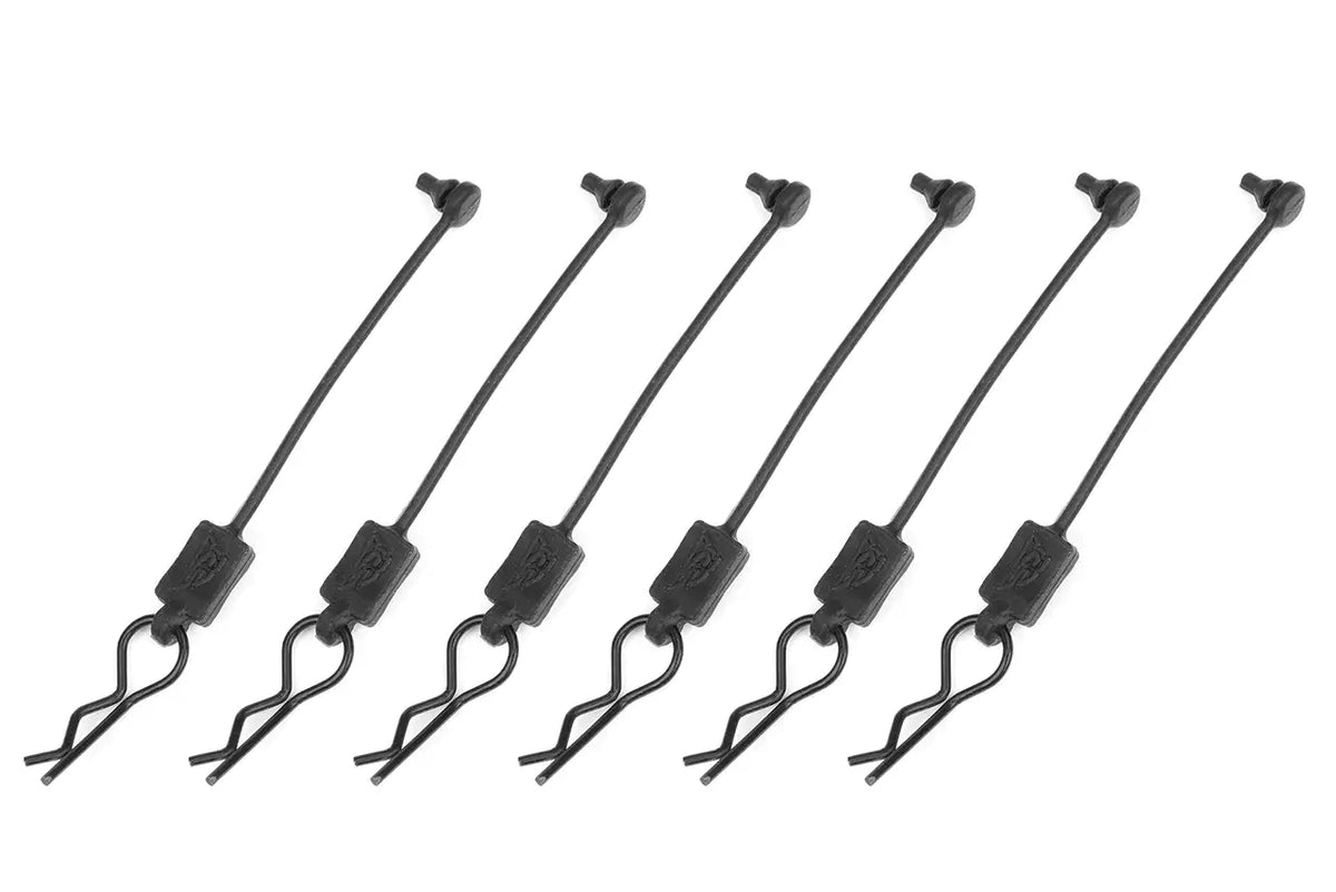 Corally - Lot de 6 Clips de carrosserie 1/8  C-00180-614 - Breizh Modélisme.