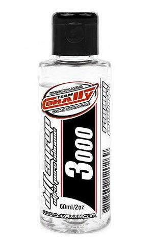 Huile Différentiel 3000 cst - 60ml - Corally 81503 - Breizh Modélisme.