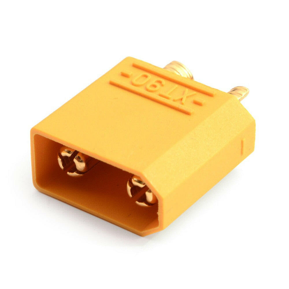 Lot de 4 Prises, connecteurs XT90 avec capuchon Male - Breizh Modélisme.