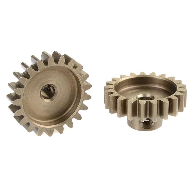 Pignon 32 DP - Court - Acier trempé - 21 dents - Diamètre 3,17mm - C-71521 - Breizh Modélisme.