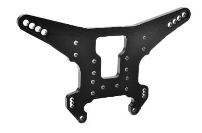 Support amortisseurs - 5 mm - Aluminium - Arrière  - Corally - C-00180-373 - Breizh Modélisme.