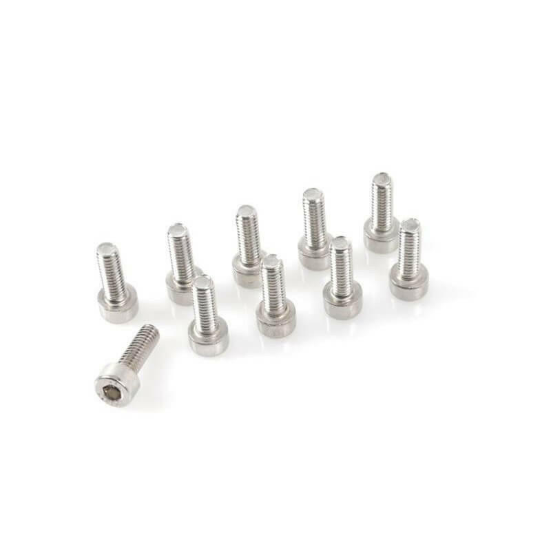Vis Tete Cylindrique Inox 6 pans M4x16mm (x10) - Breizh Modélisme.