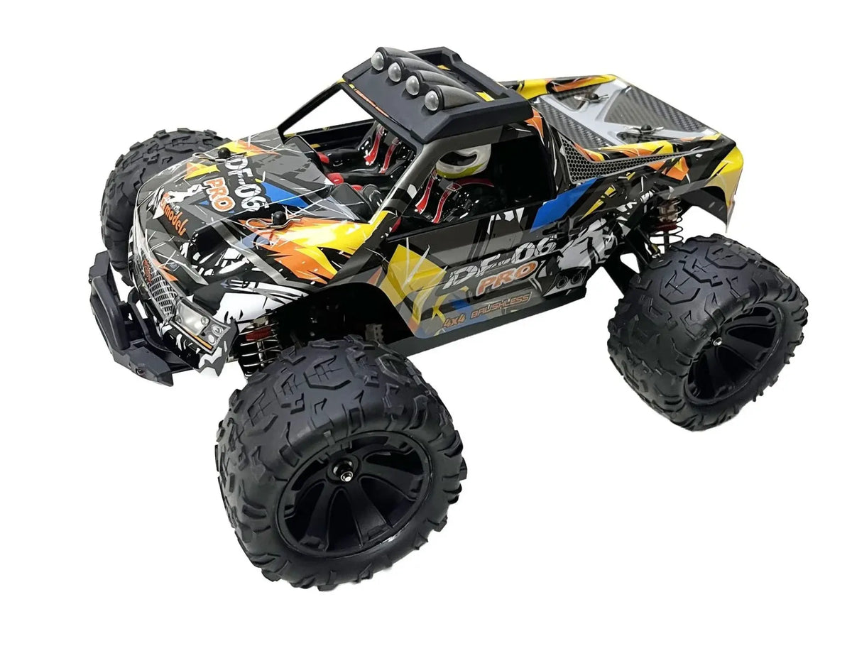 DF Models Truck RC DF-06 Pro Brushless RTR 1/14 - 90km/h 4WD 3148 - Breizh Modélisme.