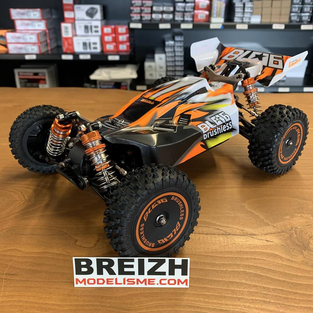 DF Models Buggy RC BL06 Brushless RTR 1/14 - 80km/h 4WD 144010 / 3127 - Breizh Modélisme.