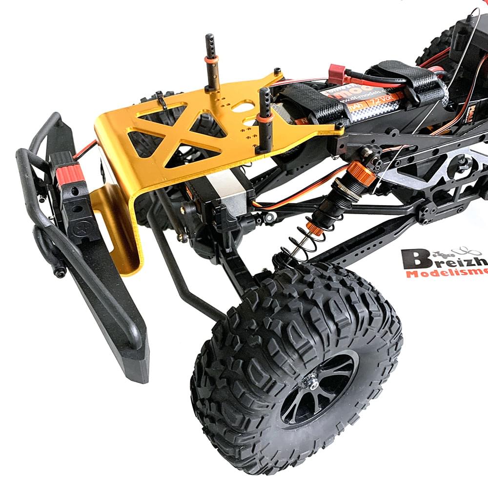 DF Models Crawler 1/10 RTR avec leds et Treuil, Kanyon DF-4J 4WD - 3118 - Breizh Modélisme.