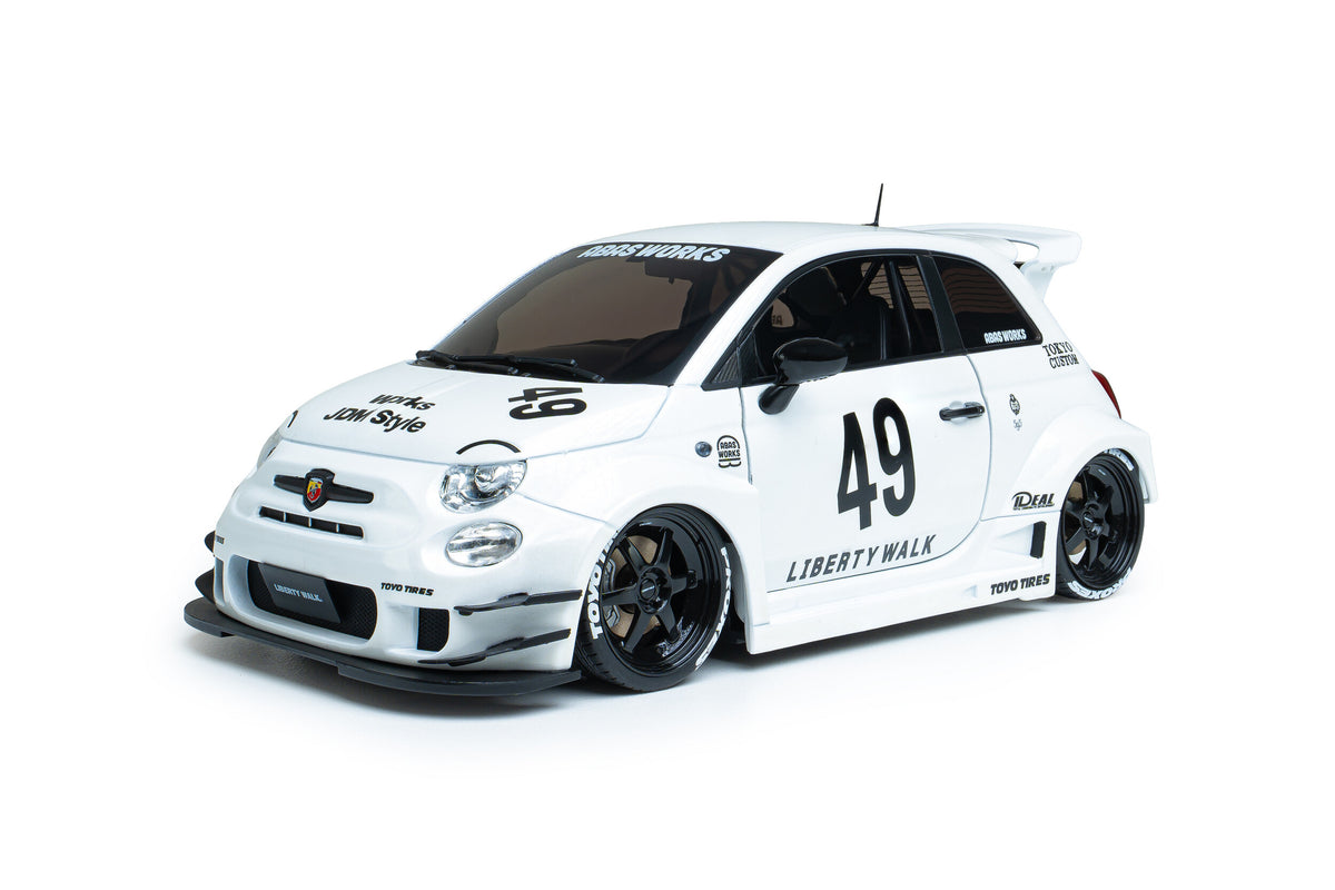 Solido S1815401 Voiture miniature collection 1/18 Fiat 500 Abarth Liberty Walk Body Kit 2025 - Breizh Modélisme.