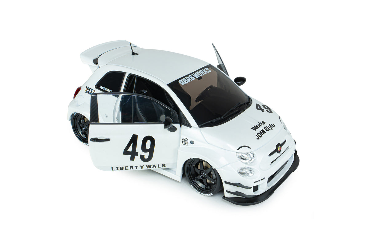 Solido S1815401 Voiture miniature collection 1/18 Fiat 500 Abarth Liberty Walk Body Kit 2025 - Breizh Modélisme.