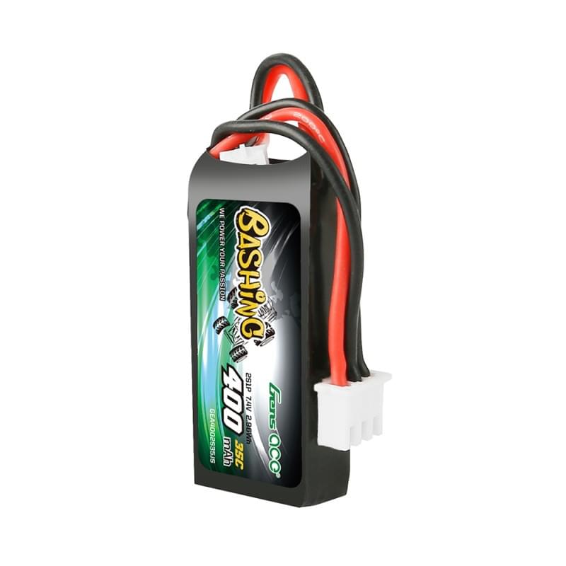 Batterie Lipo 2S Gens ace Bashing 7.4v 400mAh 2S pour Axial 1/24 - Breizh Modélisme.