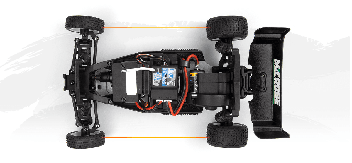 Buggy 1/24 Maverick Microbe – Voiture RC Tout-Terrain MV150803