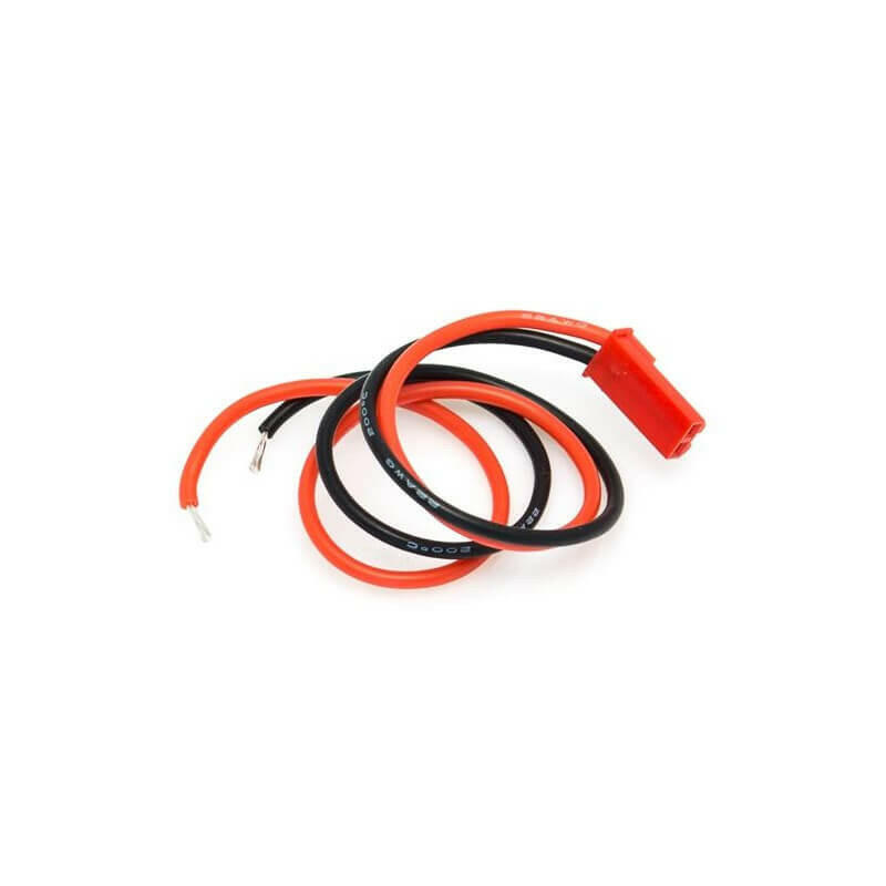 Cordon accus prise bec male 20cm - KN-130404-M - Breizh Modélisme.