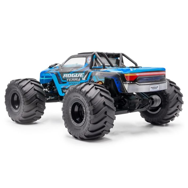 Combo Hobbytech Rogue Terra Sport bleu Monster Brushless 4x4 RTR 1/10 - Breizh Modélisme.