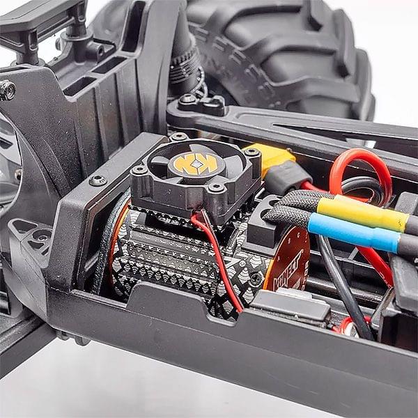 Combo Hobbytech Rogue Terra Sport bleu Monster Brushless 4x4 RTR 1/10 - Breizh Modélisme.