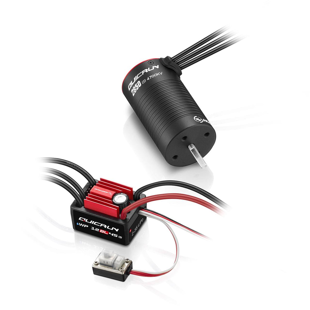 Combo brushless Hobbywing WP12BL45 G2 avec 2850 SL-4700 kV-G2 - HW38030214