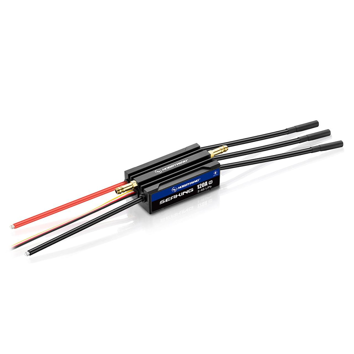 Régulateur de bateau Hobbywing Seaking 120A HW30302363 V4 (2-6s LiPo)