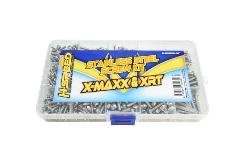 Jeu de vis en acier inoxydable pour X-Maxx et XRT - Breizh Modélisme.