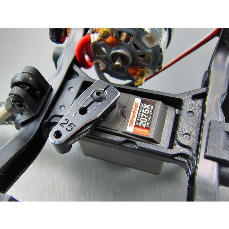 Option TRX4 SAMIX - Palonnier de servo Alu 25T Traxxas TRX-4 - Breizh Modélisme.