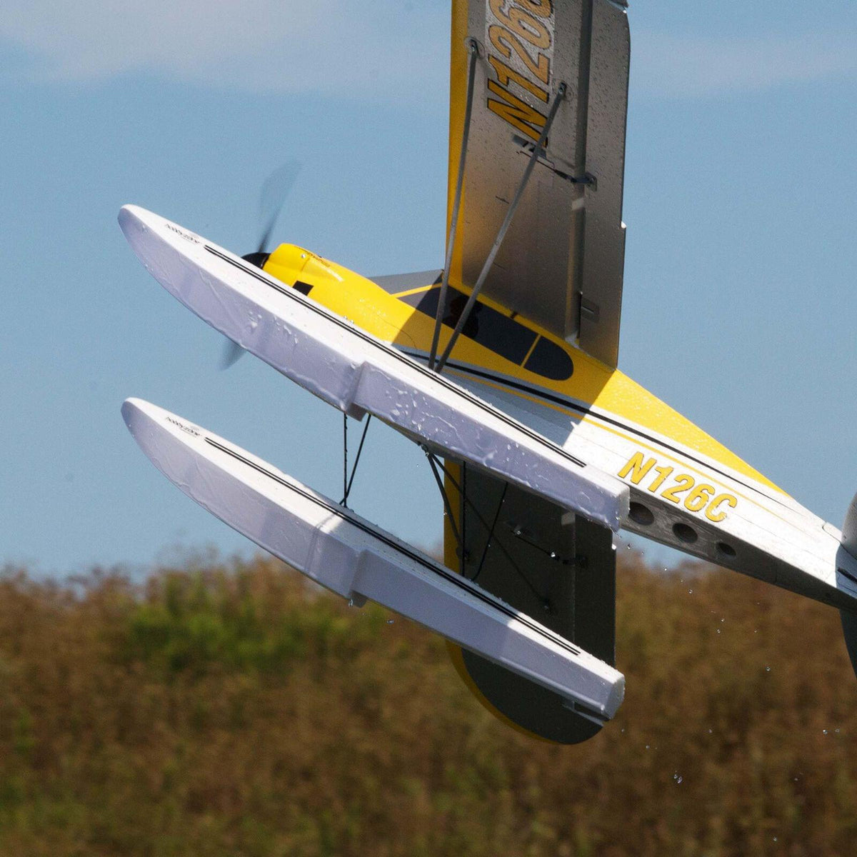 Flotteurs Super cub LP - HBZ7390 - Breizh Modélisme.