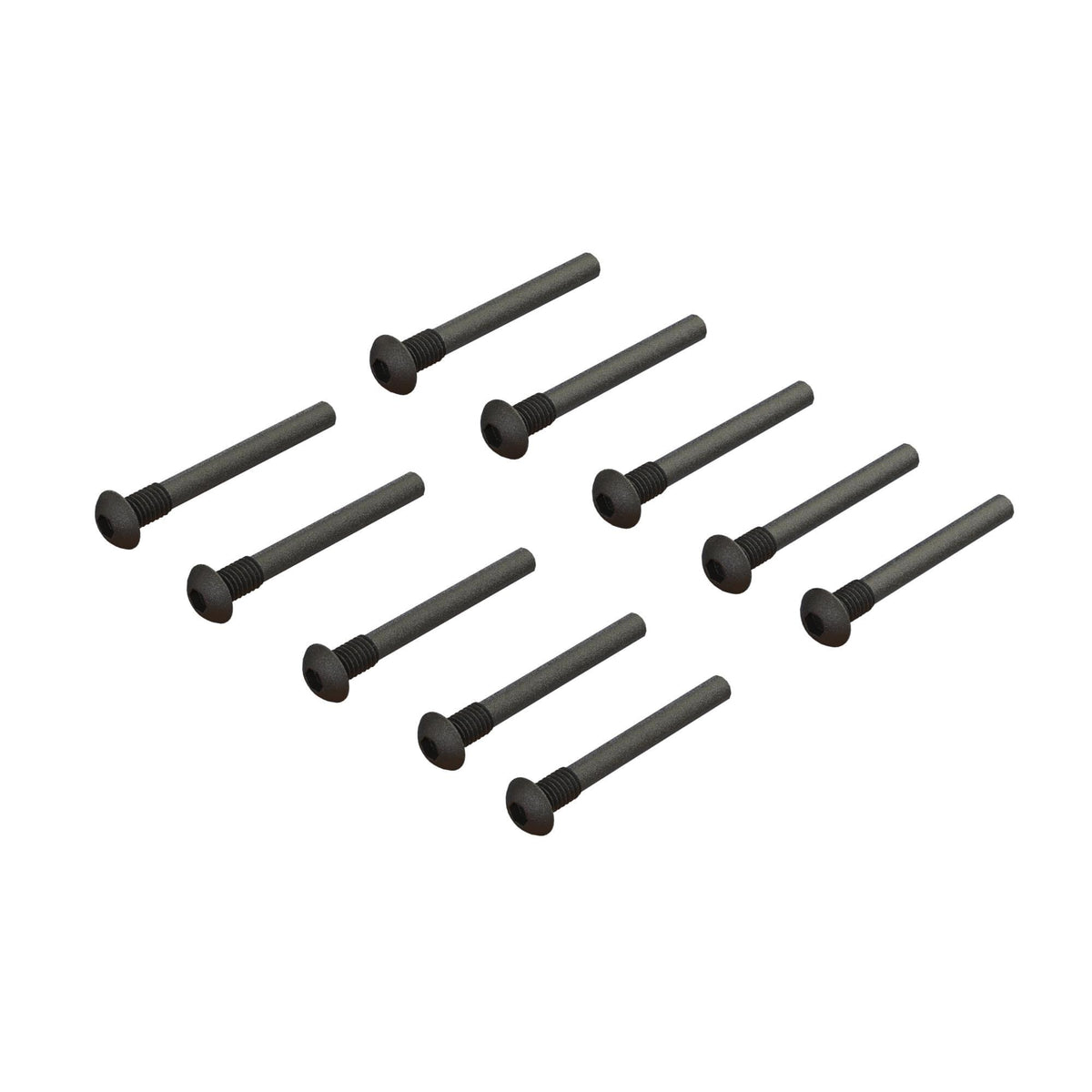 Vis à tête bombée M3 x 24 mm (10) - ARA702013 - Breizh Modélisme.