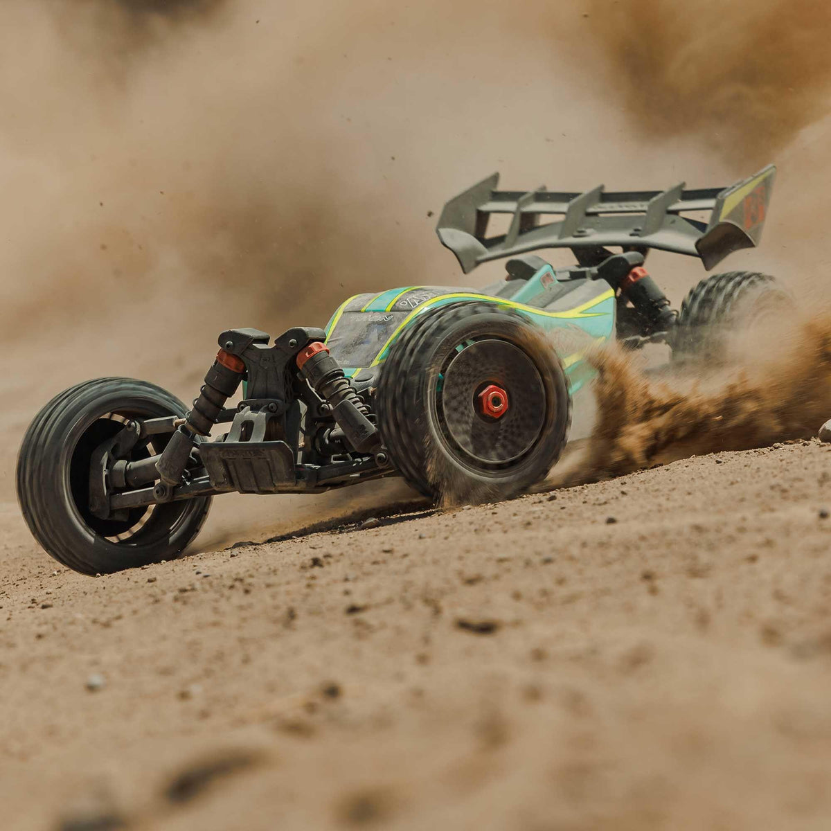 Arrma Buggy 4X4 Typhon brushless 223S BLX 1/8 avec DSC RTR vert - ARA4306V4T1 - Breizh Modélisme.