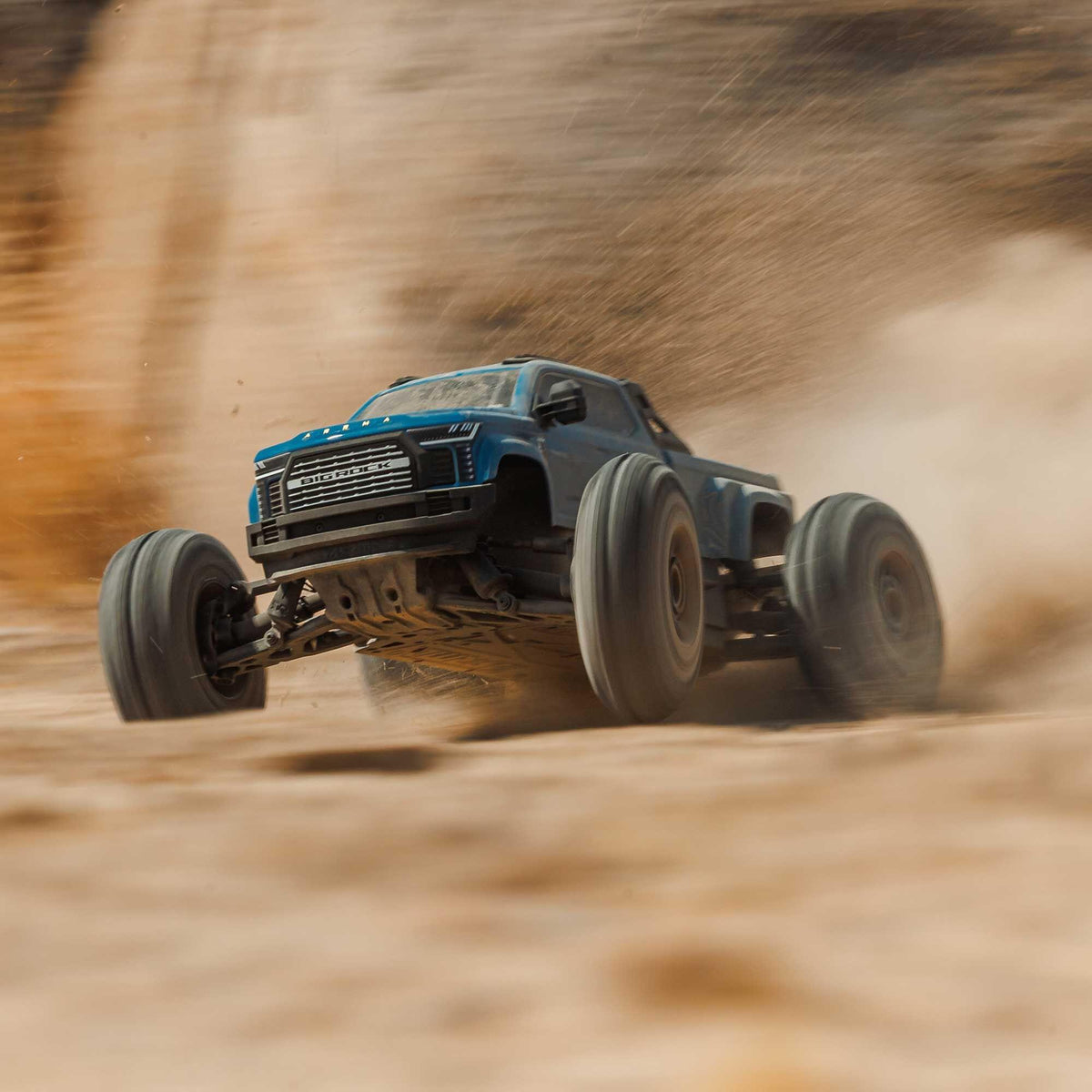 Monster truck RC Arrma Big Rock 223S 4x4 1/10 brushless RTR bleu – ARA4312V4T3
