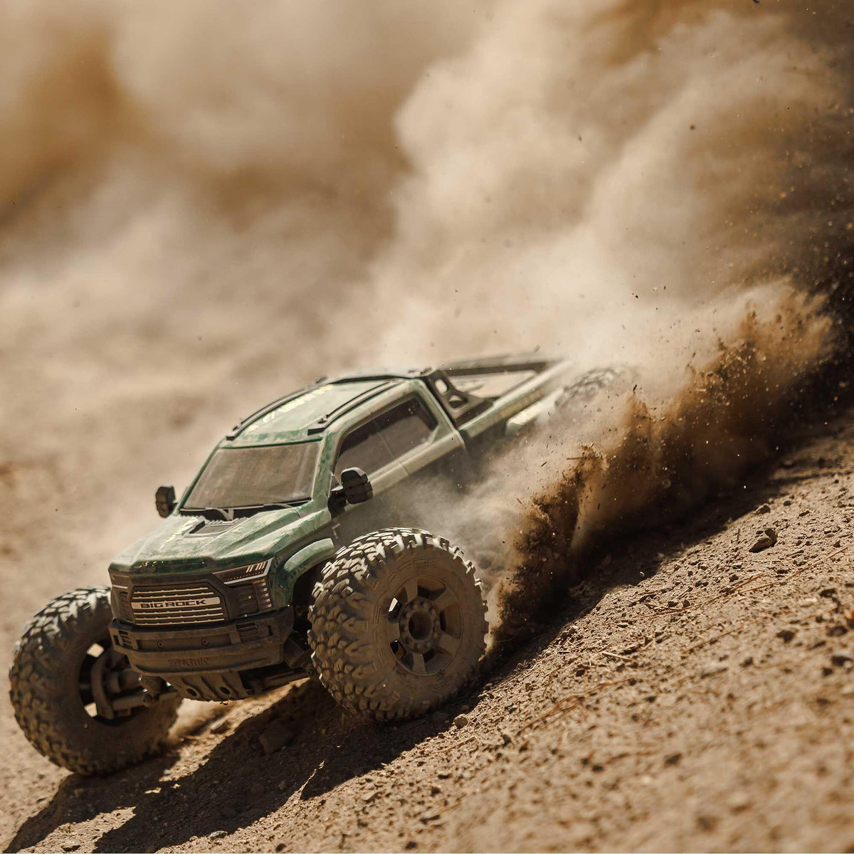 Arrma Monster Truck 1/10 BIG ROCK 223S DSC brushless 4X4 RTR vert - ARA4312V4T2 - Breizh Modélisme.