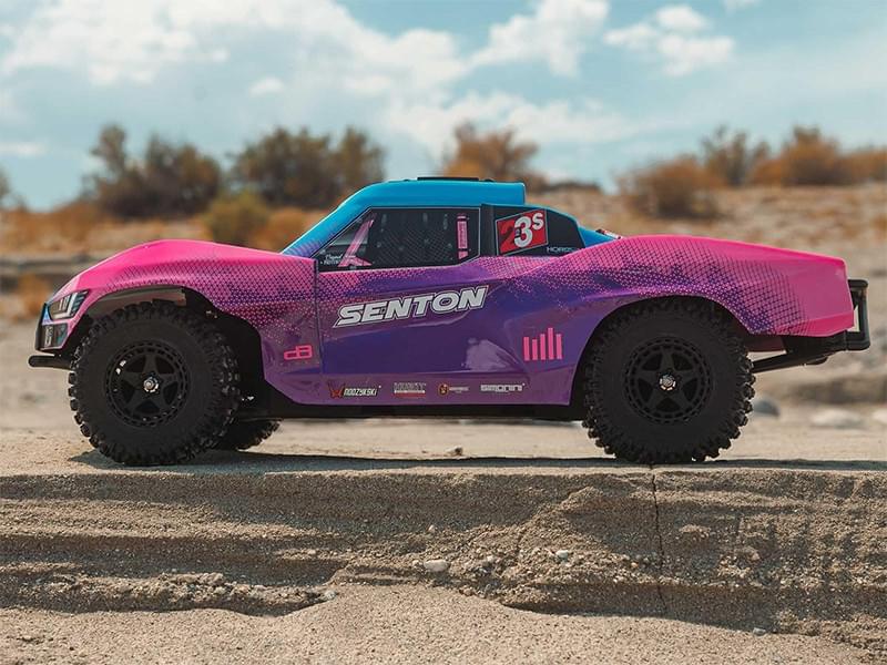Arrma Senton 1/10 V4 223S BLX Brushless 4X4 bleu - ARA4303V4T3 - Breizh Modélisme.