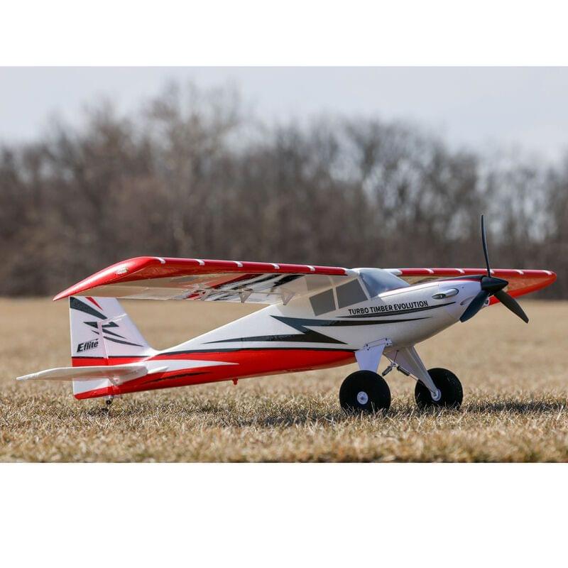 Avion RC Eflite Turbo Timber Evolution 1.5m BNF avec flots tubes - EFL105250B - Breizh Modélisme.