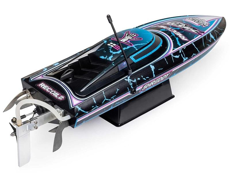 Bateau Télécommandé ProBoat Recoil 2 18 brushless RTR noir" - Breizh Modélisme.