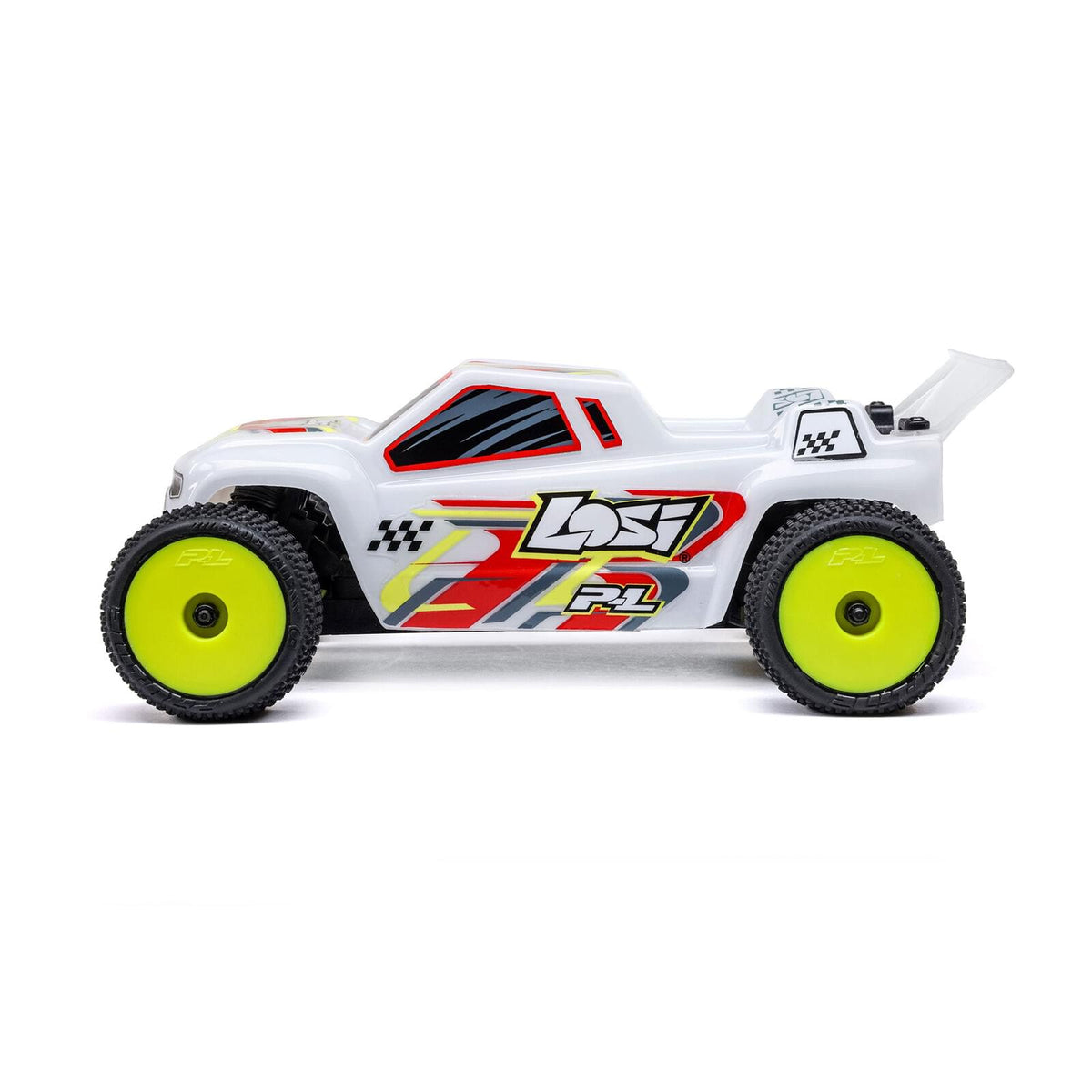 Stadium truck Losi 1/28 Micro-T 2S 2WD RTR blanc LOS-1392T1 - Breizh Modélisme.