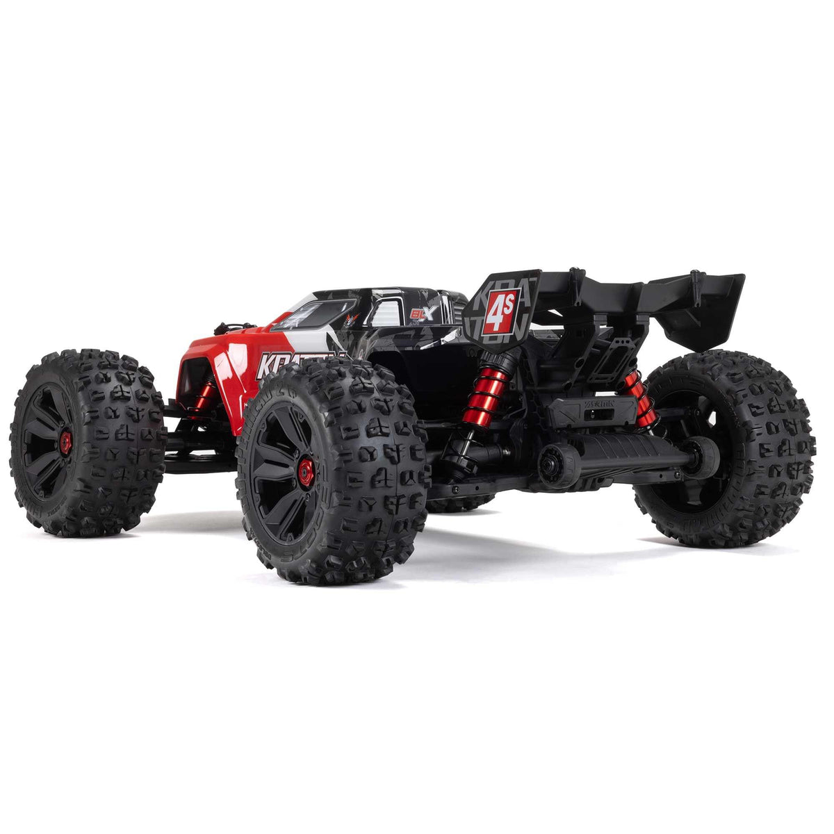 Arrma Kraton 1/10 4X4 4S V2 BLX Monster truck RTR Rouge - Breizh Modélisme.