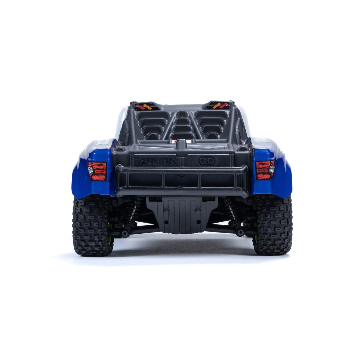 Arrma Mojave Grom Mega 1/16 380 4X4 Small Scale Desert Truck RTR blanc/bleu - Breizh Modélisme.