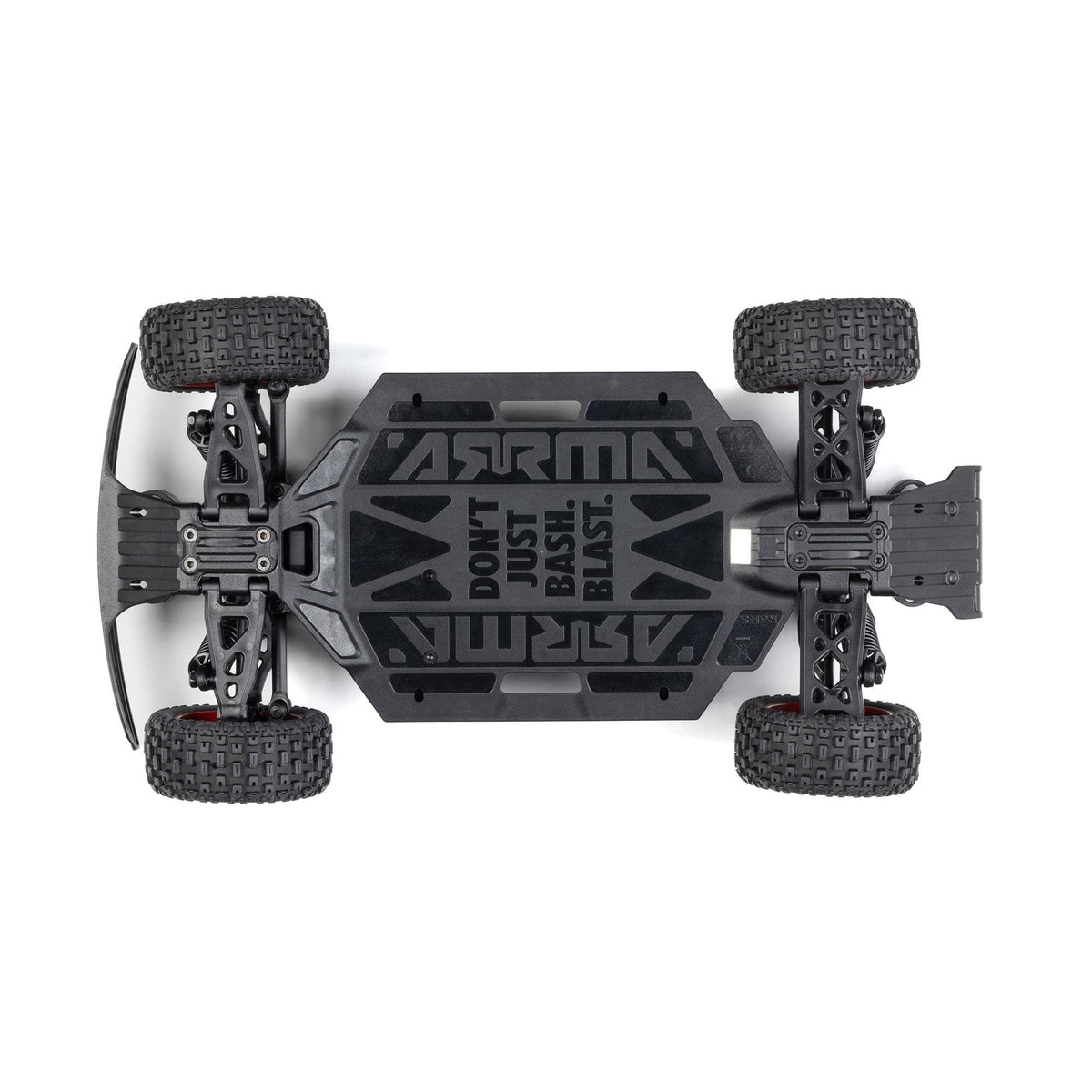 Arrma Mojave Grom Mega 1/16 380 4X4 Small Scale Desert Truck RTR blanc/bleu - Breizh Modélisme.