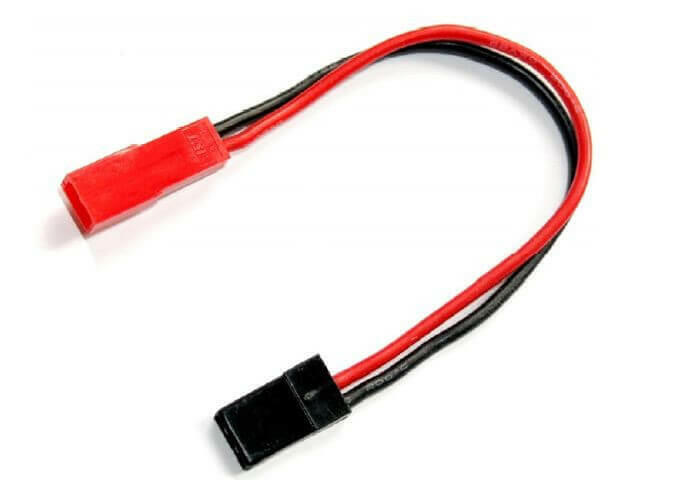 Adaptateur - Prise servo JR à Prise accu BEC - HRC9261 - Breizh Modélisme.