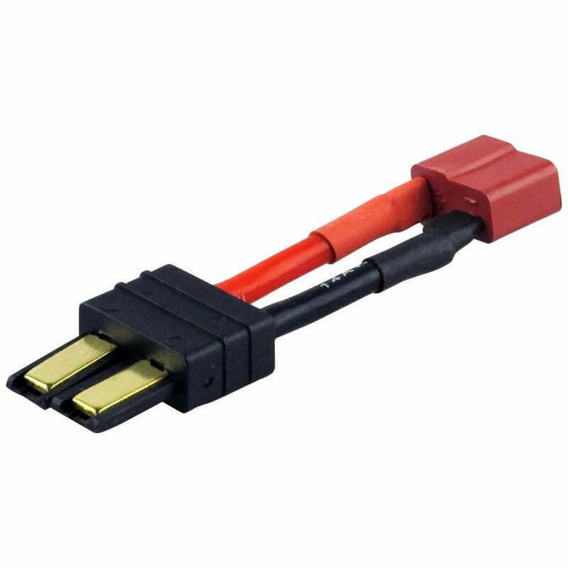 Adaptateur TRAXXAS Mâle Deans femelle - HRC9137B - Breizh Modélisme.