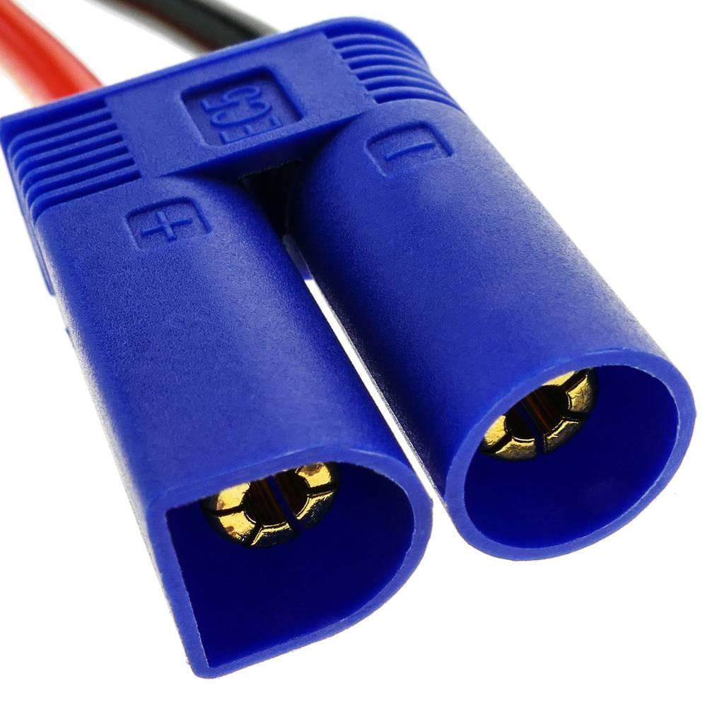 Adaptateur XT90 femelle vers EC5 Male 9132U - Breizh Modélisme.