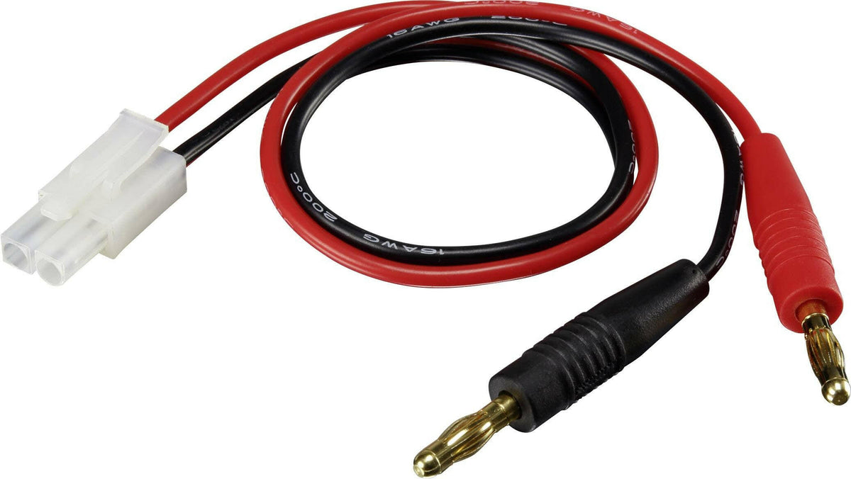 Cable de charge TAMIYA - 30cm - Breizh Modélisme.