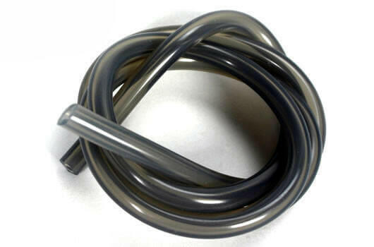 Durite noire transparente pour mélange nitro - 2.5x5mm - 1m - Breizh Modélisme.