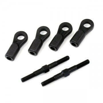 2 Biellettes Direction NEO/MP7.5 (2) 3X40mm Kyosho IF288 - Breizh Modélisme.
