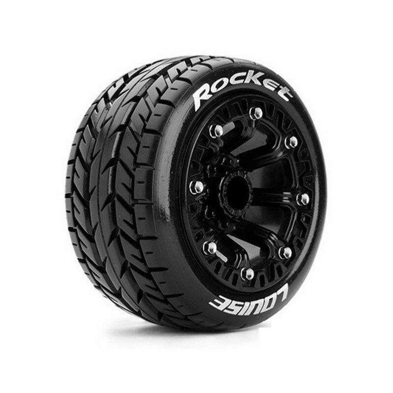 2 Pneus et jantes 2,2 Louise ST-ROCKET pour Traxxas 1/16 3188SB" - Breizh Modélisme.