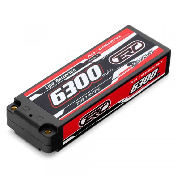 Batterie Lipo 2S 7,4V 6300mAh 110C 2S1P (139x47x25mm) - Breizh Modélisme.