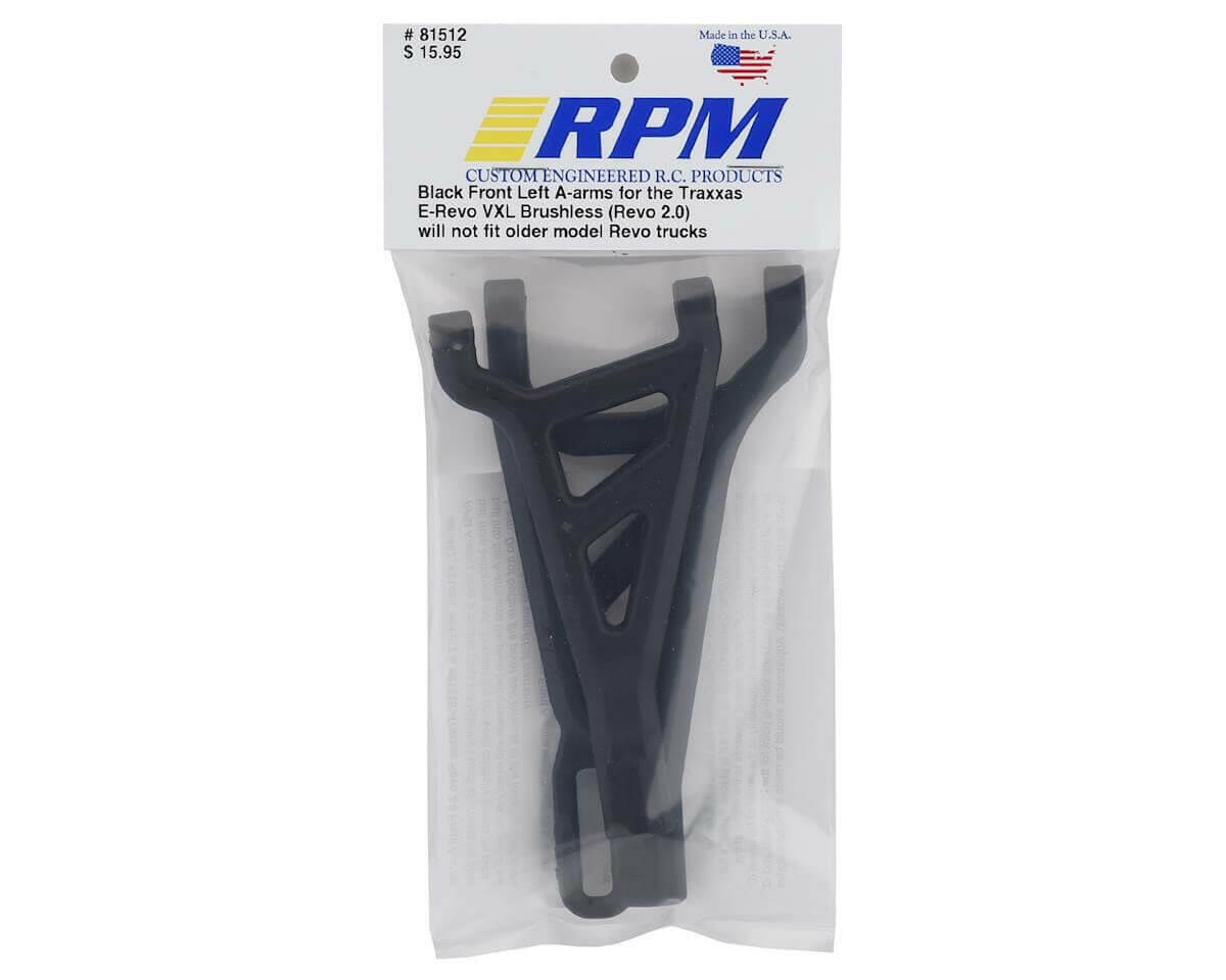 Bras de suspension renforcés Avant Gauche Traxxas E Revo 2.0 - RPM 81512 / 8632 - Breizh Modélisme.
