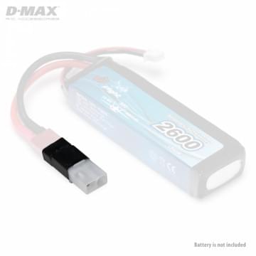 Connecteur Adaptateur T-Plug (mâle) - Tamiya (mâle) - B9843 - Breizh Modélisme.