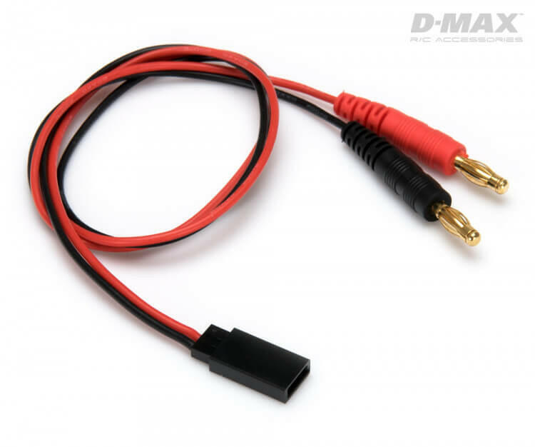Cordon charge Futaba pour batteries radio avec connecteur Futaba - Breizh Modélisme.