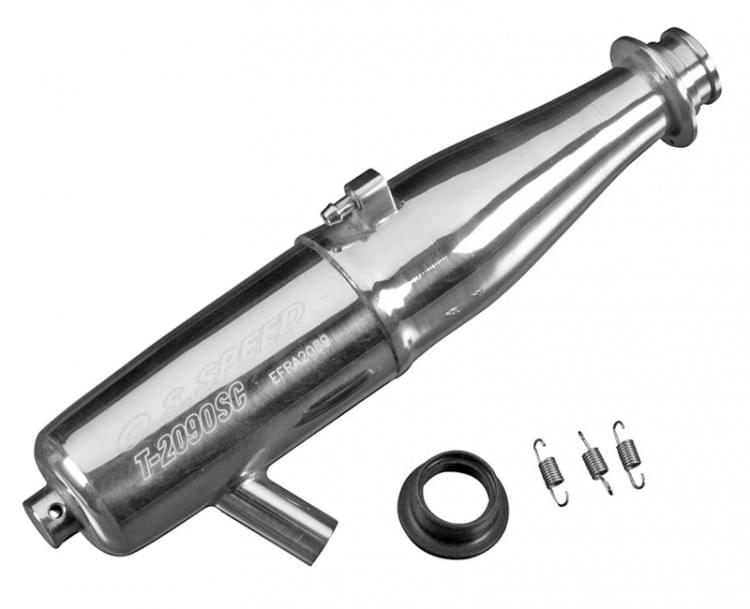 Pot d'échappement Silencieux accordé TB02 T-2090SC EFRA2089 - OS72106190 - Breizh Modélisme.