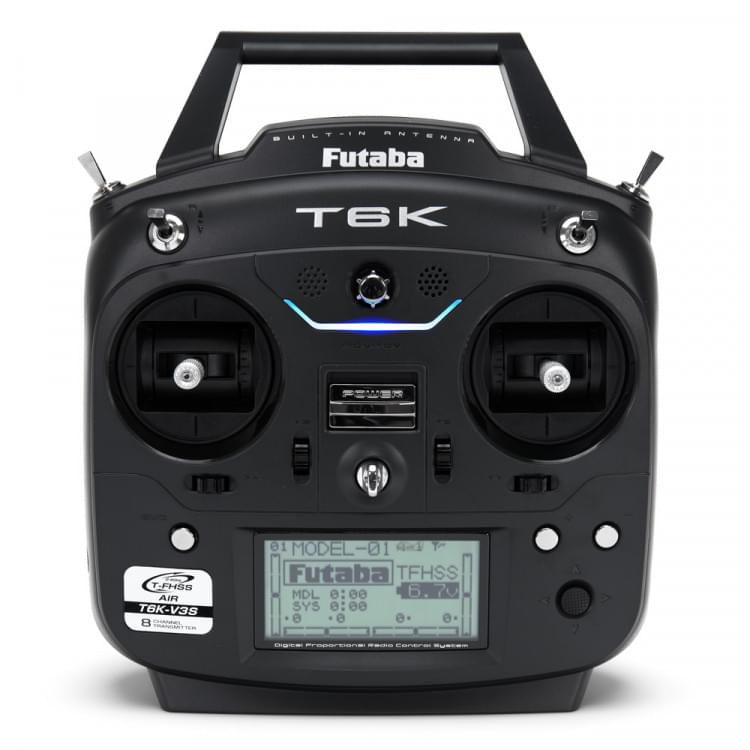 Radio Futaba 6K V3S 2.4 GHz + récepteur R3008SB Mode 2 - Breizh Modélisme.