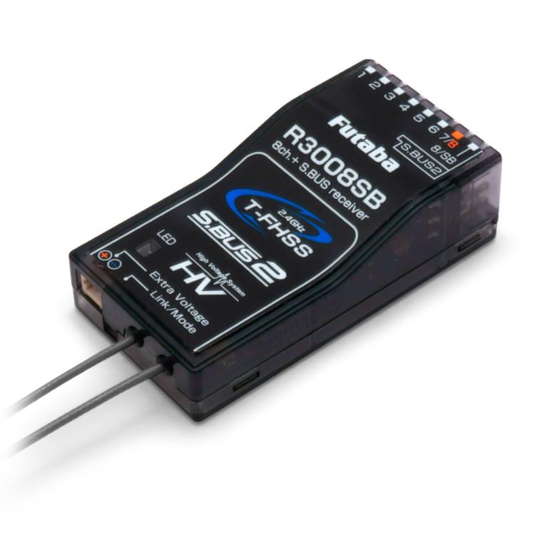 Radio Futaba T10J 2.4 GHz + récepteur R3008SB Mode 1 - Breizh Modélisme.