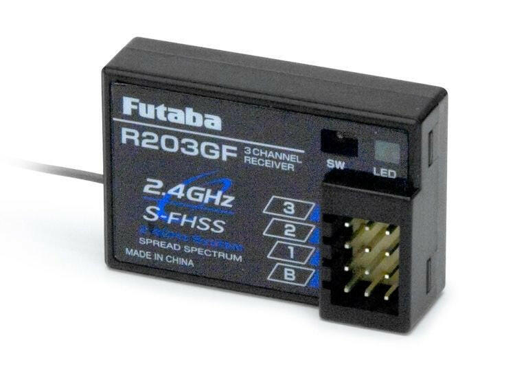 Récepteur R203GF 2.4ghz Futaba 3 voies - Breizh Modélisme.
