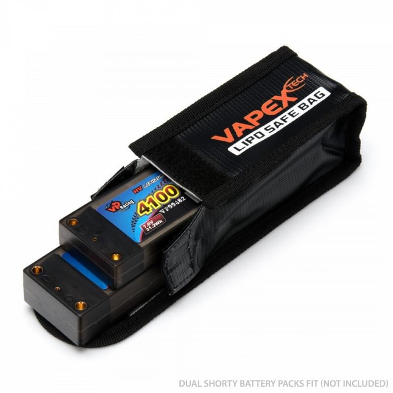 Sac de charge pour Batterie Lipo - 125x64x50mm - Safe lipo bag - Breizh Modélisme.